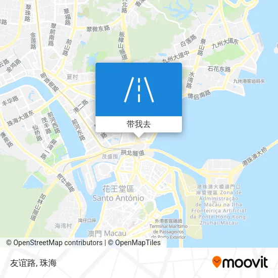 友谊路地图