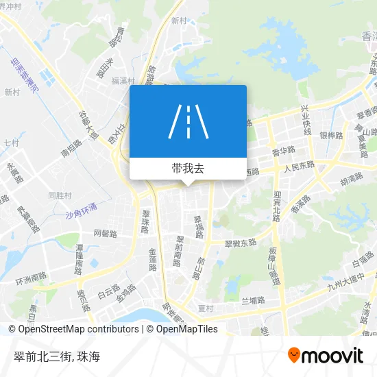 翠前北三街地图