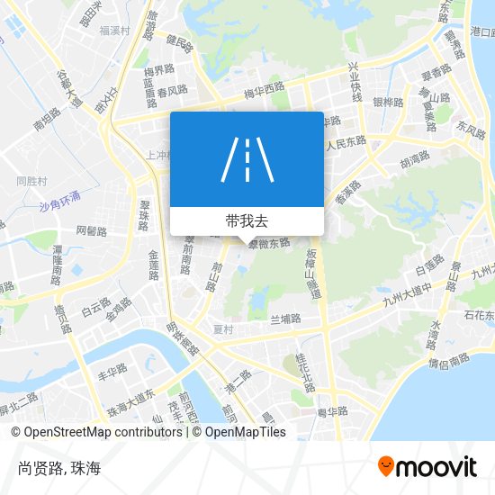 尚贤路地图