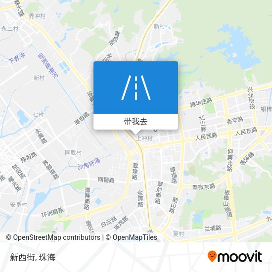 新西街地图