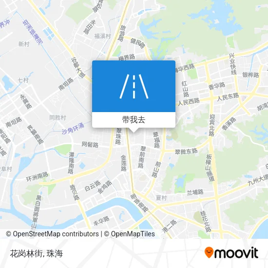 花岗林街地图