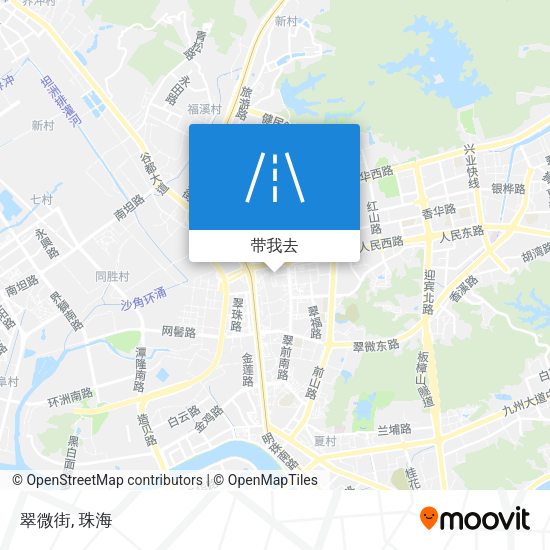 翠微街地图