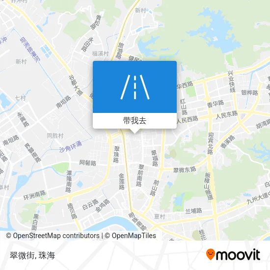 翠微街地图