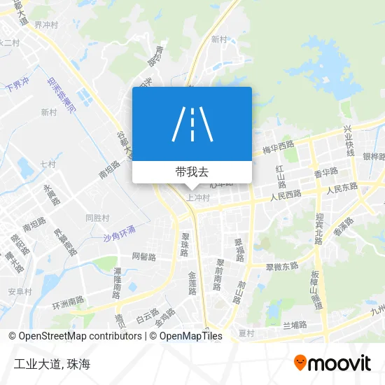 工业大道地图