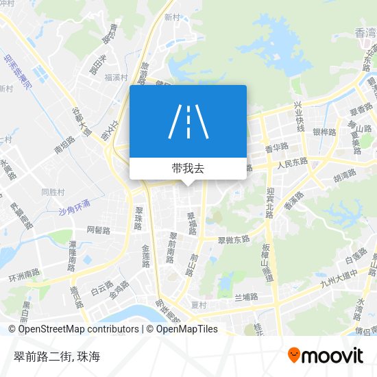 翠前路二街地图