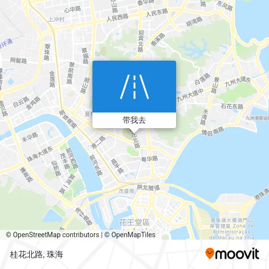 桂花北路地图