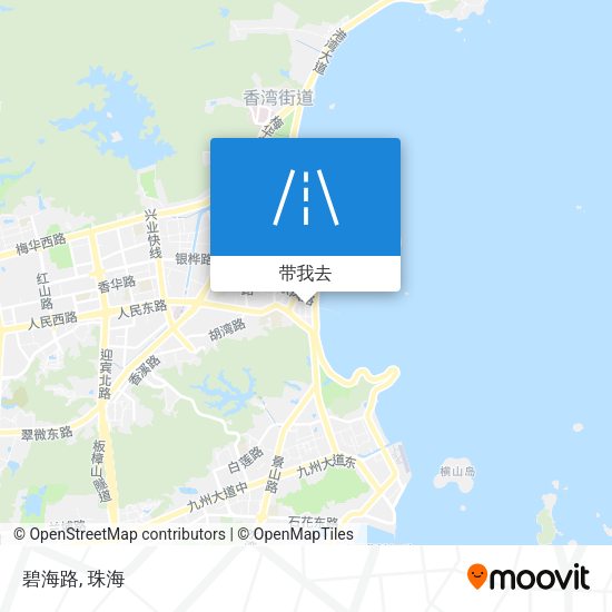 碧海路地图