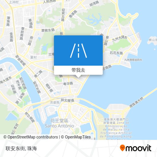 联安东街地图