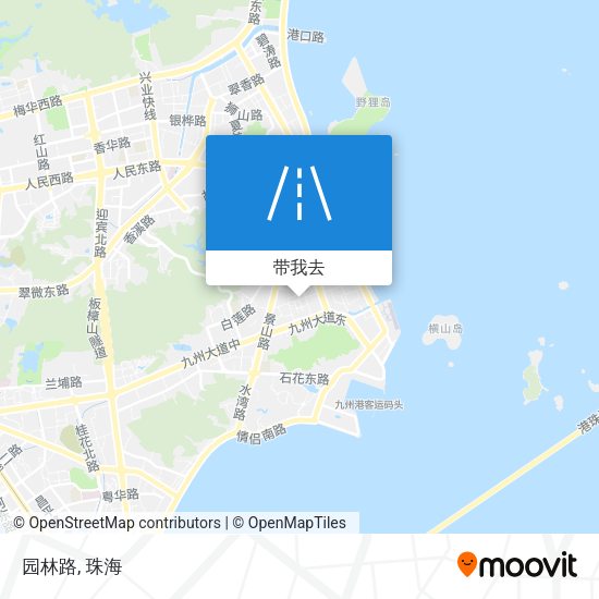 园林路地图