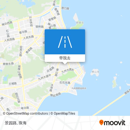 景园路地图