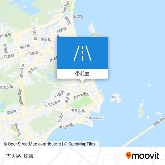 吉大路地图