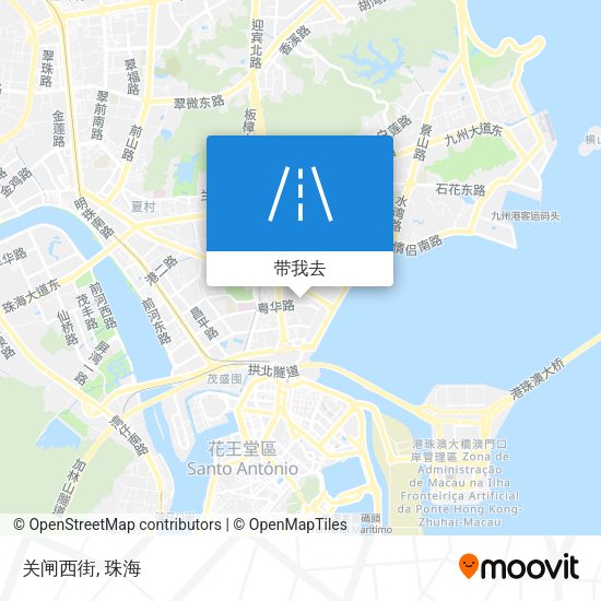 关闸西街地图