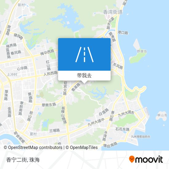 香宁二街地图