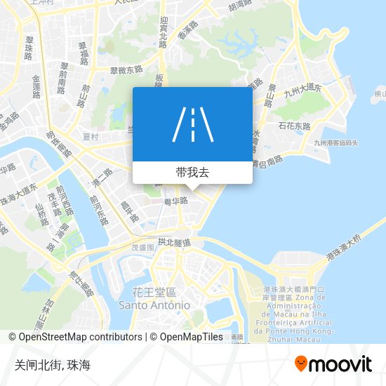 关闸北街地图