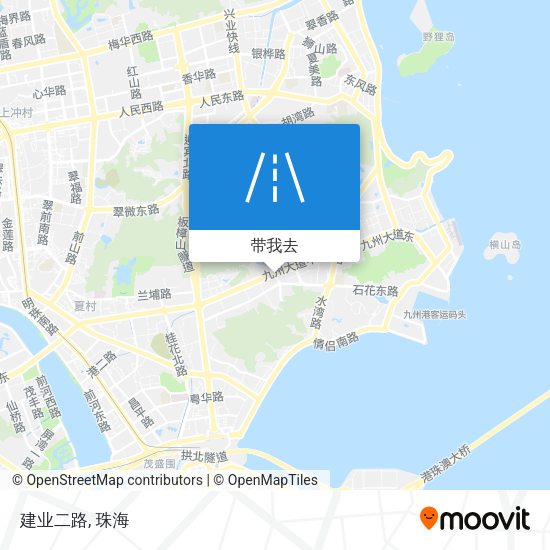 建业二路地图