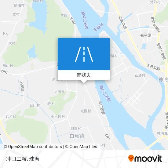 冲口二桥地图