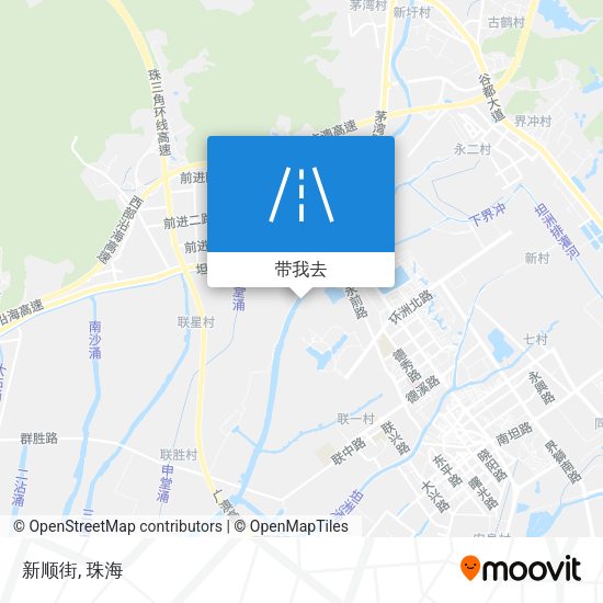新顺街地图