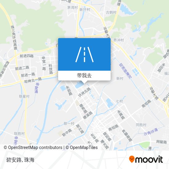碧安路地图