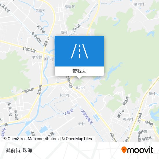 鹤前街地图