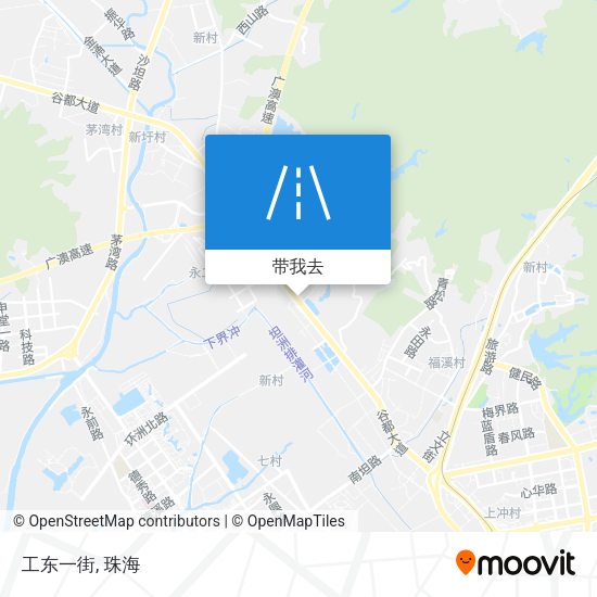 工东一街地图