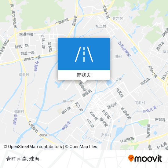 青晖南路地图