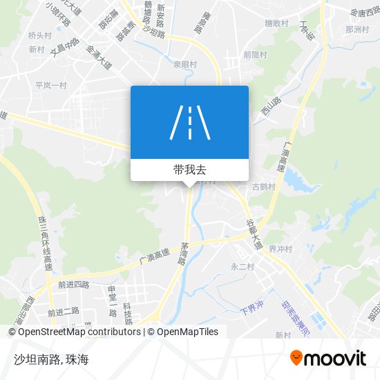 沙坦南路地图