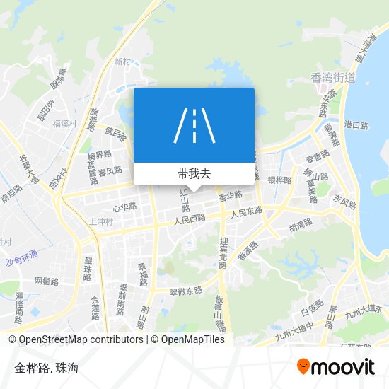 金桦路地图