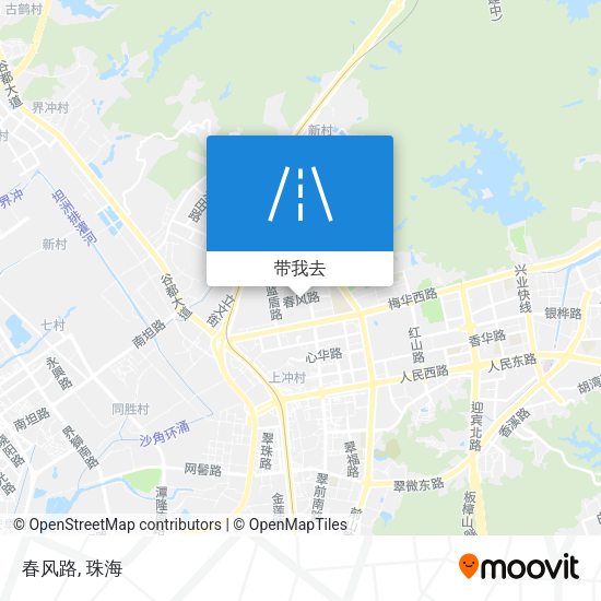 春风路地图