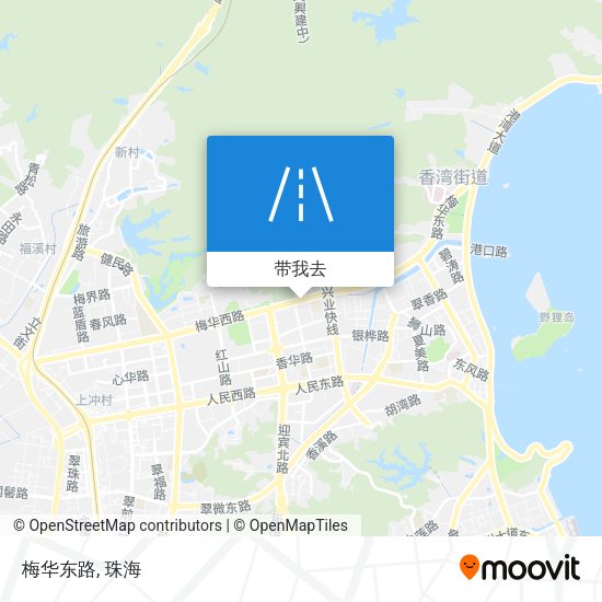 梅华东路地图