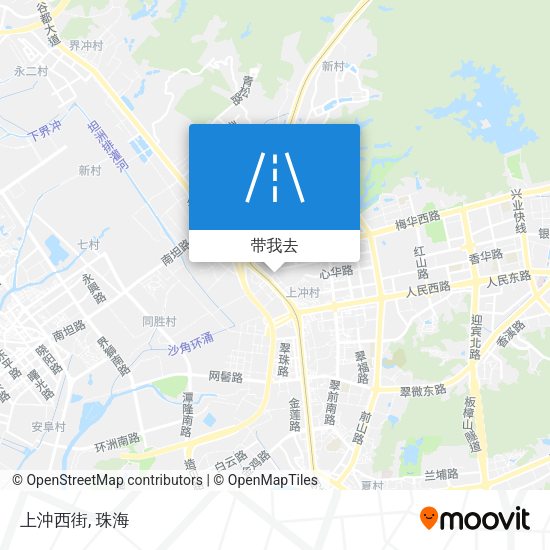 上沖西街地图
