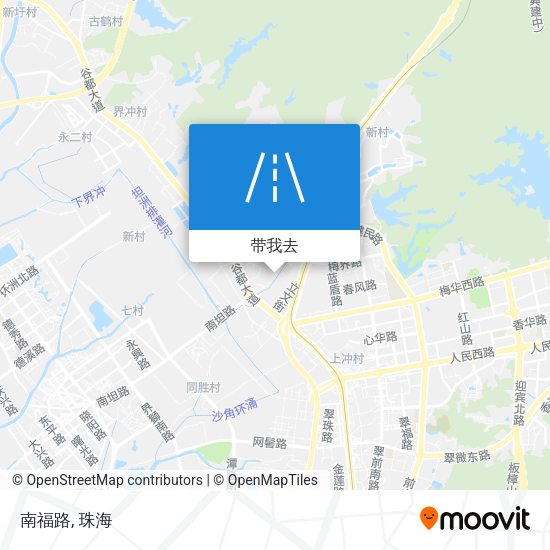 南福路地图