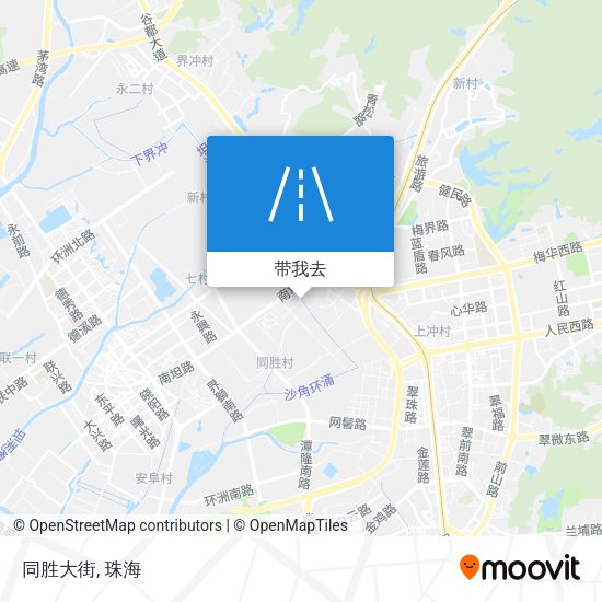 同胜大街地图