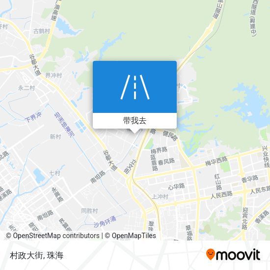 村政大街地图