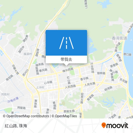 紅山路地图