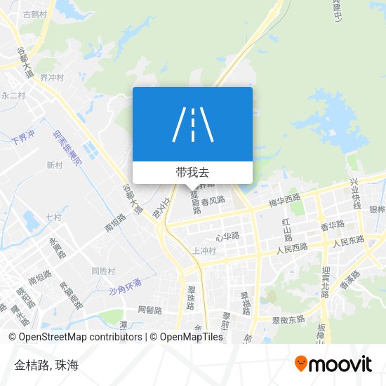金桔路地图