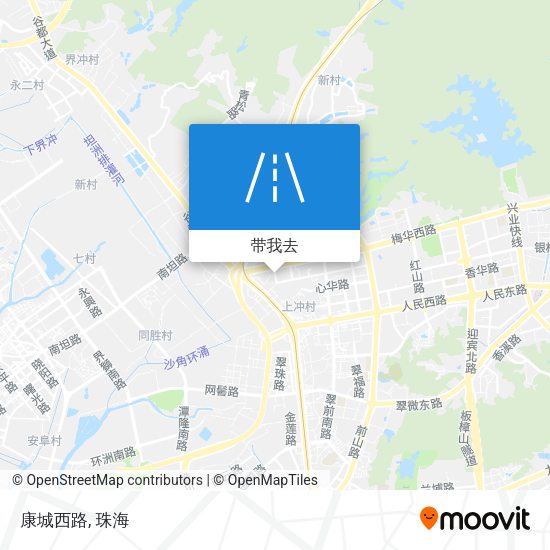 康城西路地图