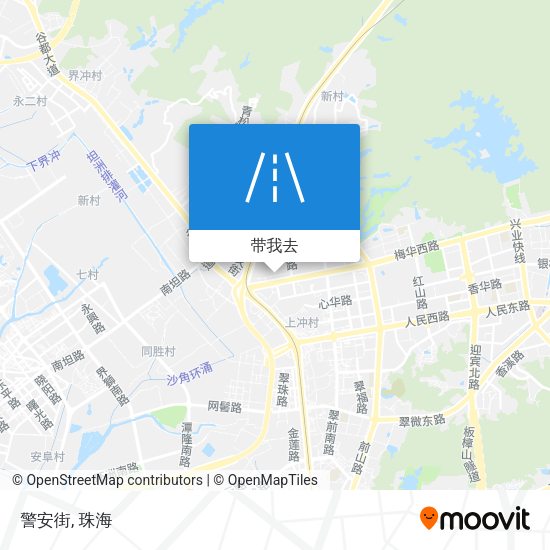 警安街地图