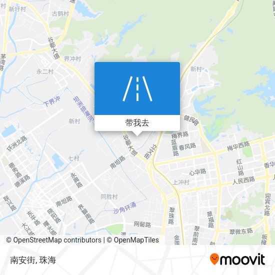 南安街地图