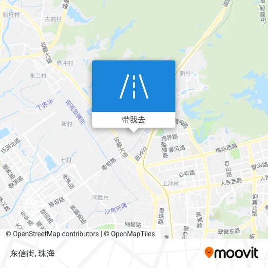 东信街地图