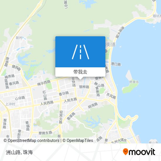 洲山路地图