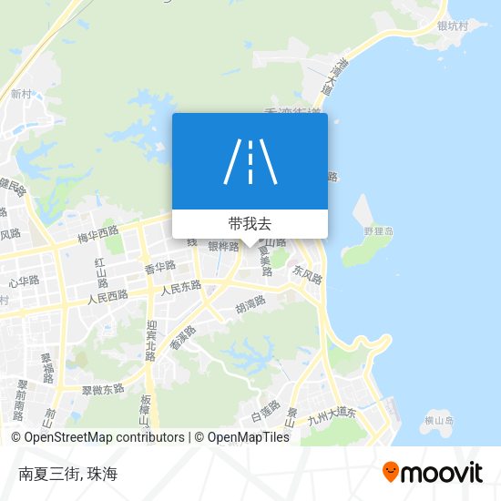 南夏三街地图