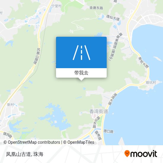 凤凰山古道地图