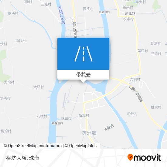 横坑大桥地图