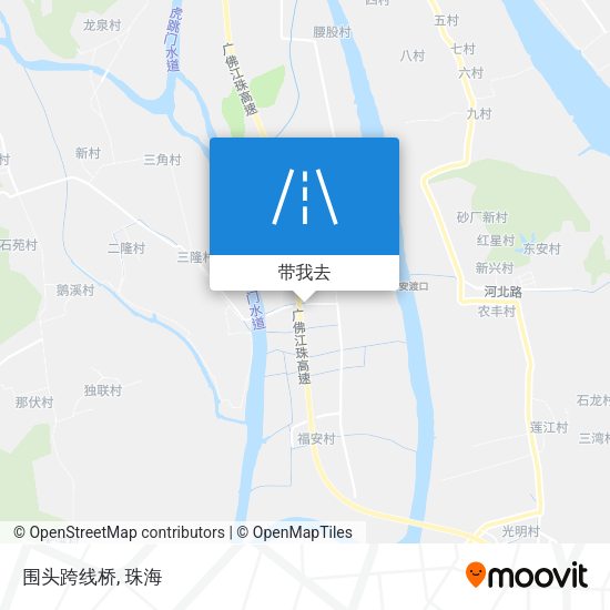 围头跨线桥地图