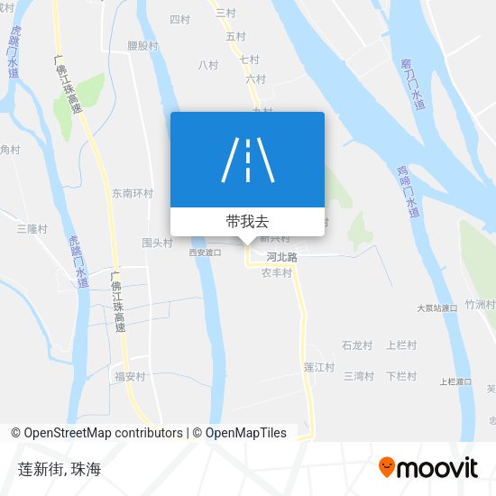 莲新街地图