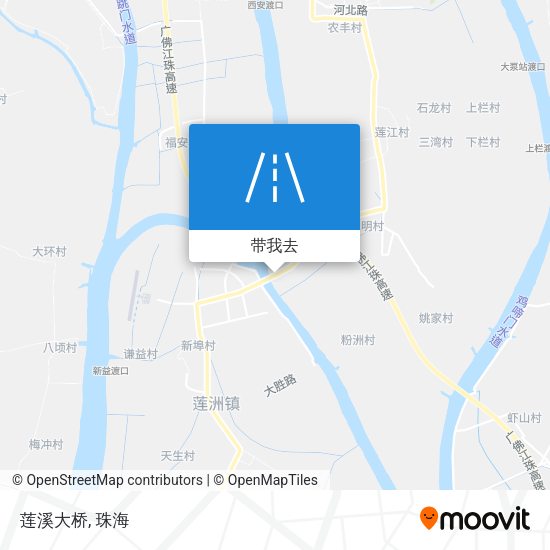 莲溪大桥地图
