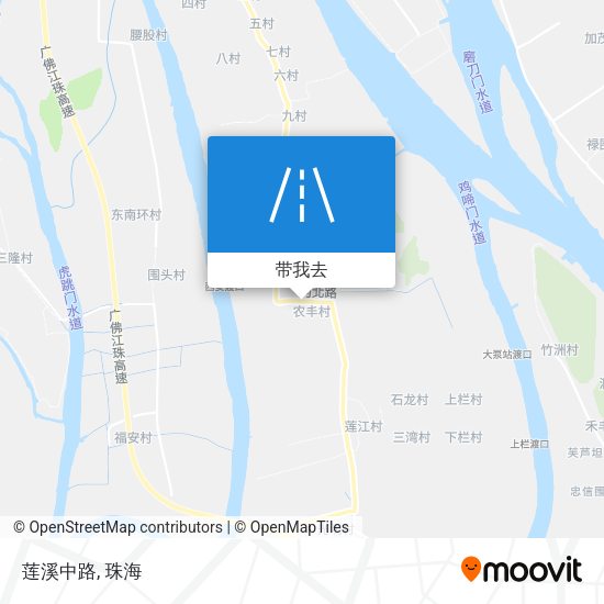 莲溪中路地图