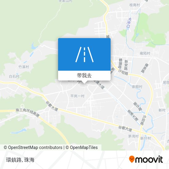 環鎮路地图