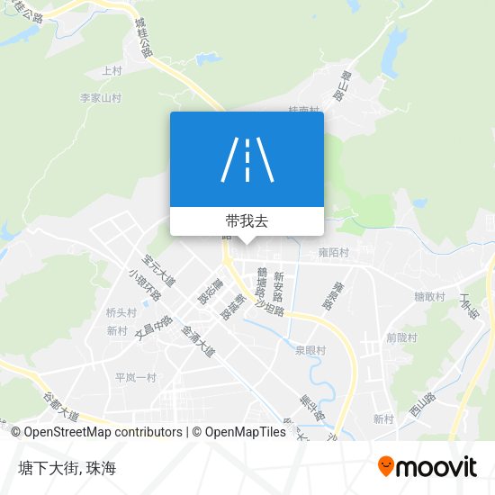 塘下大街地图