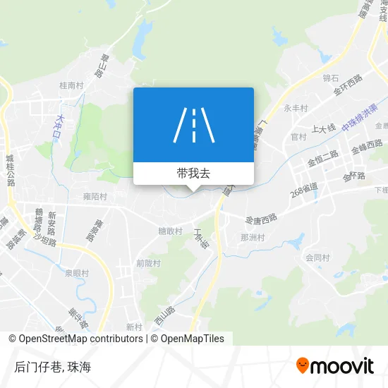 后门仔巷地图